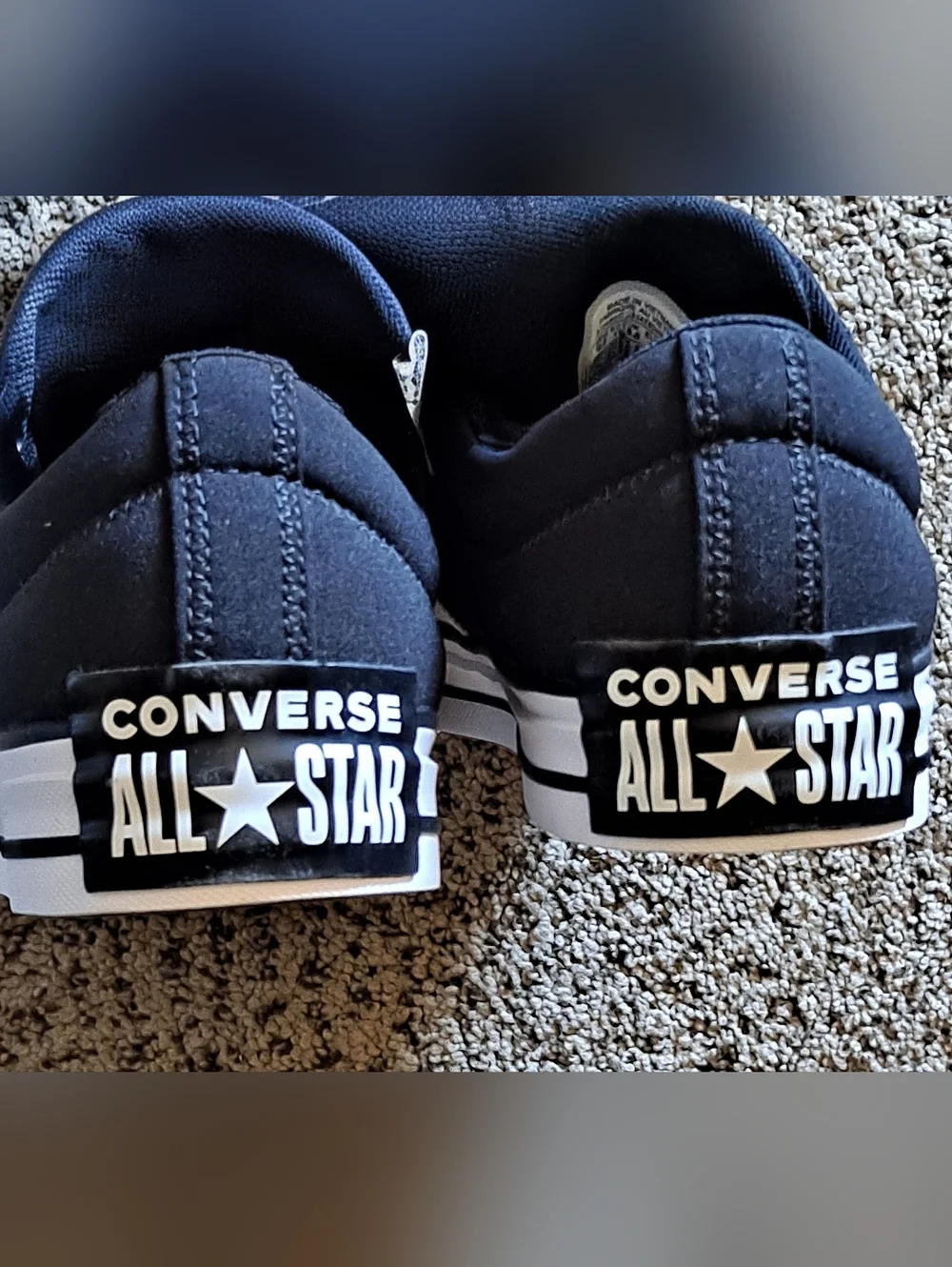 Converse Star Player 76 Puff sneakers Black & White Size 10
